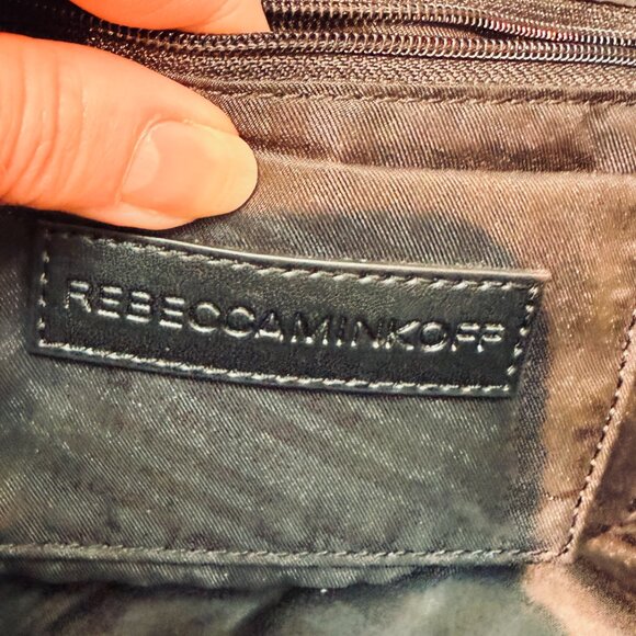 Rebecca Minkoff Love Quilted Suede Crossbody Bag Light Blue NWT - Picture 10 of 16